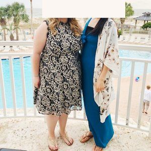 Express: Long Blue Maxi Dress